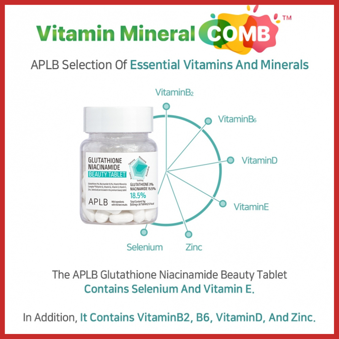 APLB Glutathione Niacinamide Beauty Tablet