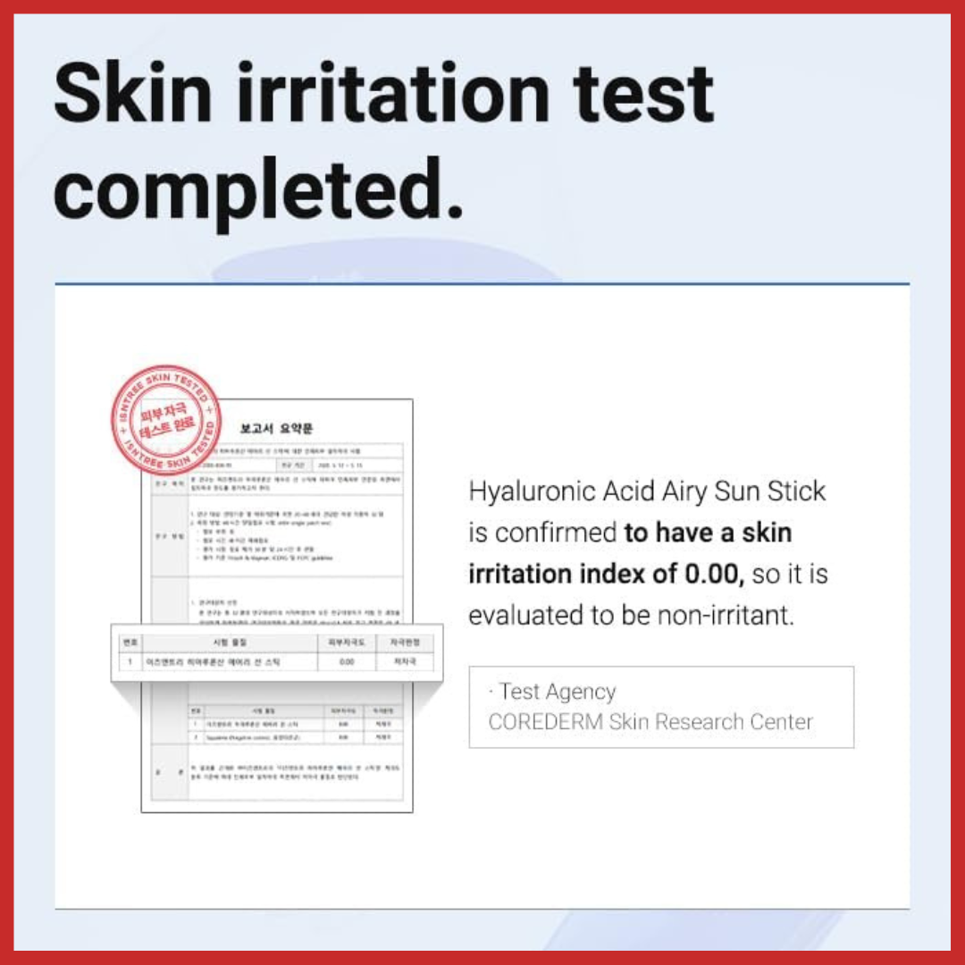 ISNTREE Hyaluronic Acid Airy Sun Stick 22g