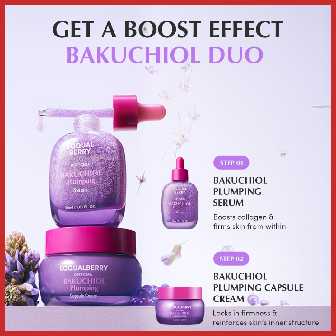 EQQUALBERRY Bakuchiol Plumping Serum 30ml