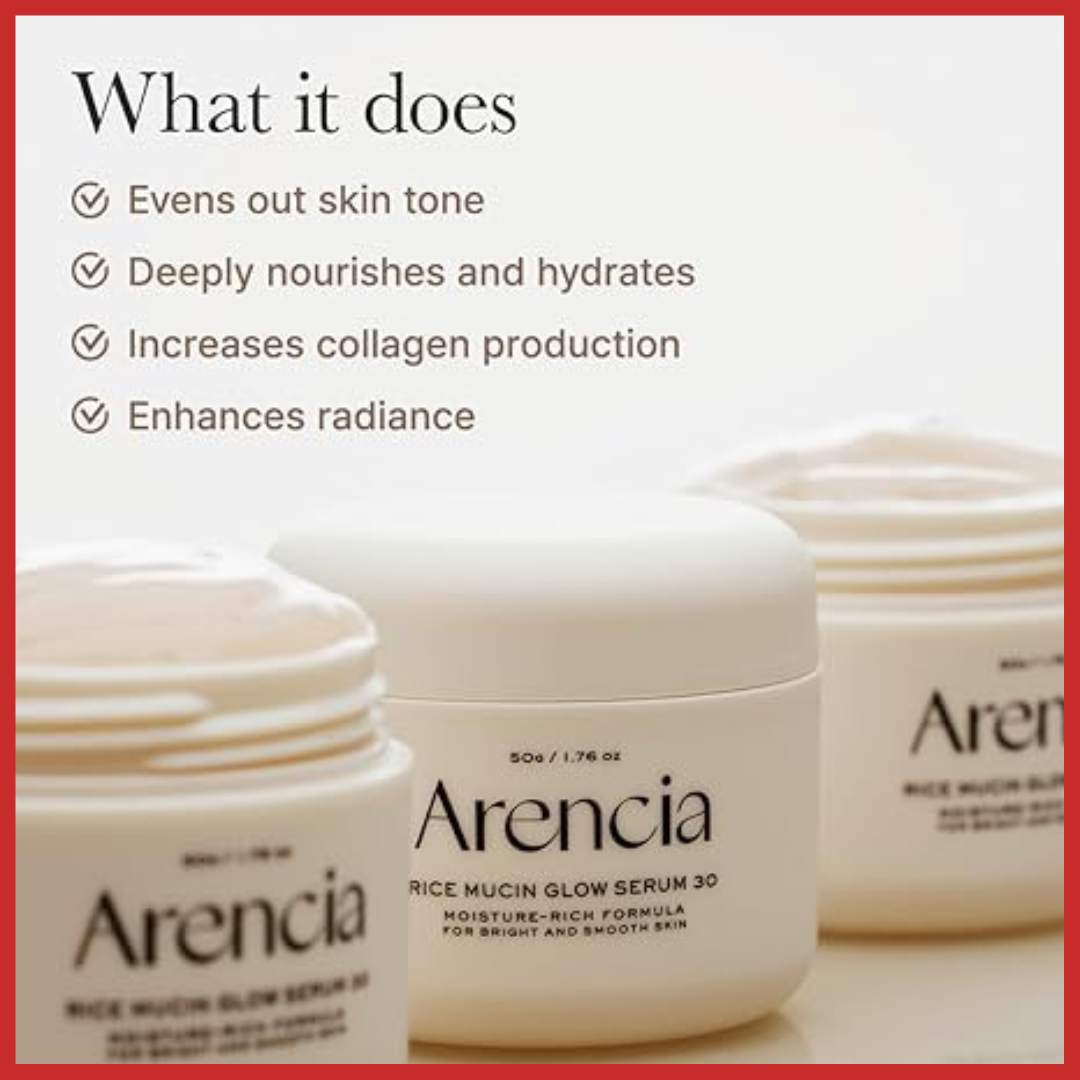 Arencia Rice Mucin Glow Serum 30 50g