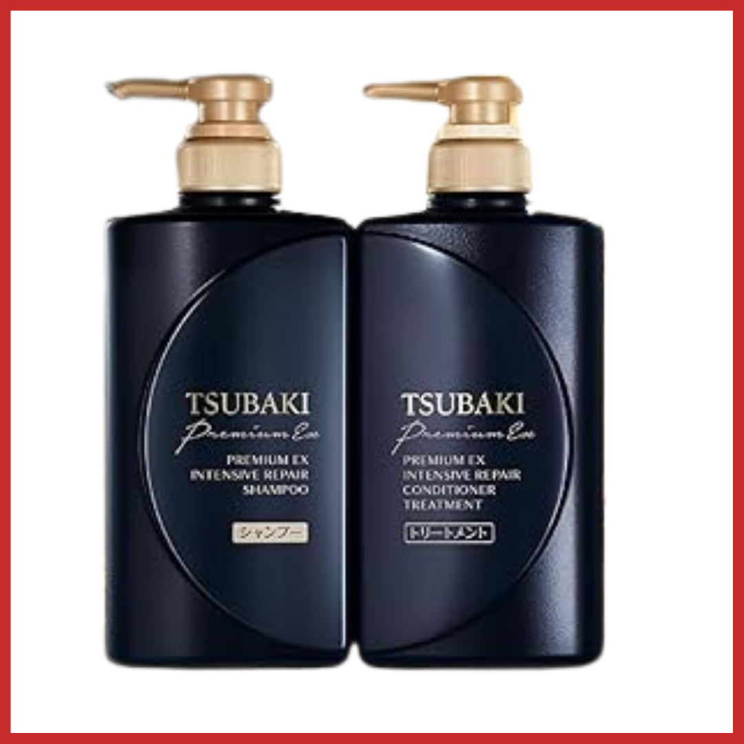 Tsubaki Premium EX Damage Care & Repair Shampoo & Conditioner Set 400mlx2