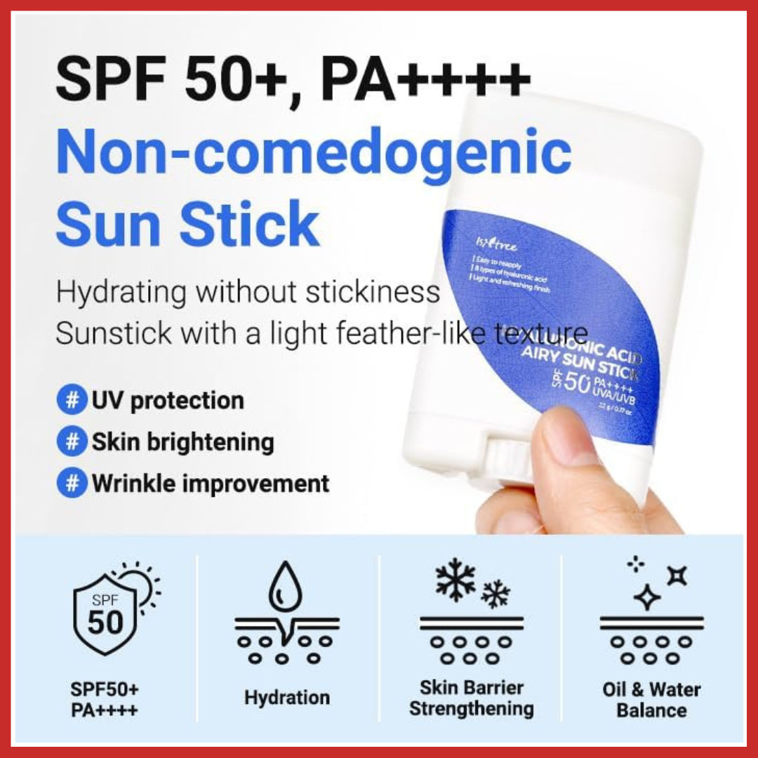 ISNTREE Hyaluronic Acid Airy Sun Stick 22g