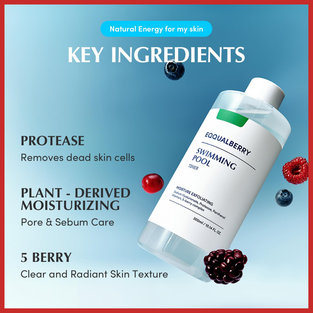 EQQUALBERRY Swimming Pool Toner 155ml