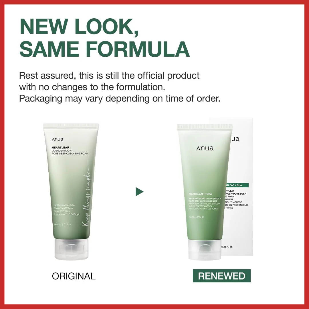 ANUA Heartleaf Quercetinol Pore Deep Cleansing Foam 150ml