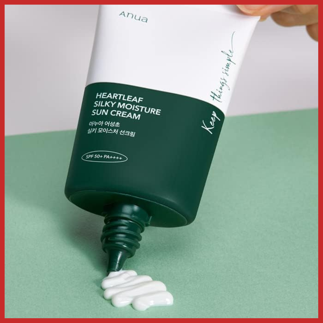 ANUA Heartleaf Silky Moisture Sun Cream 50ml