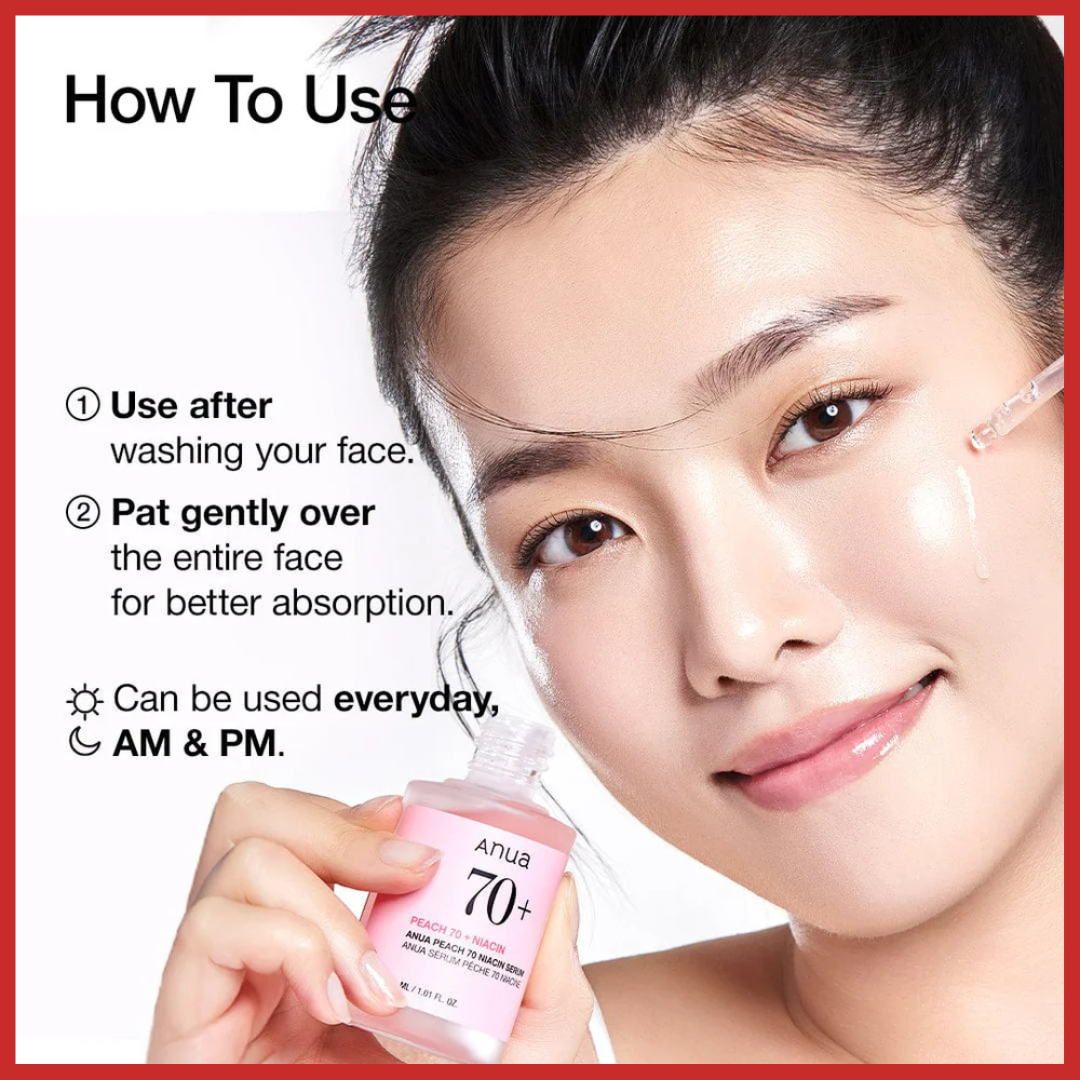 ANUA Peach 70% Niacinamide Serum 30ml