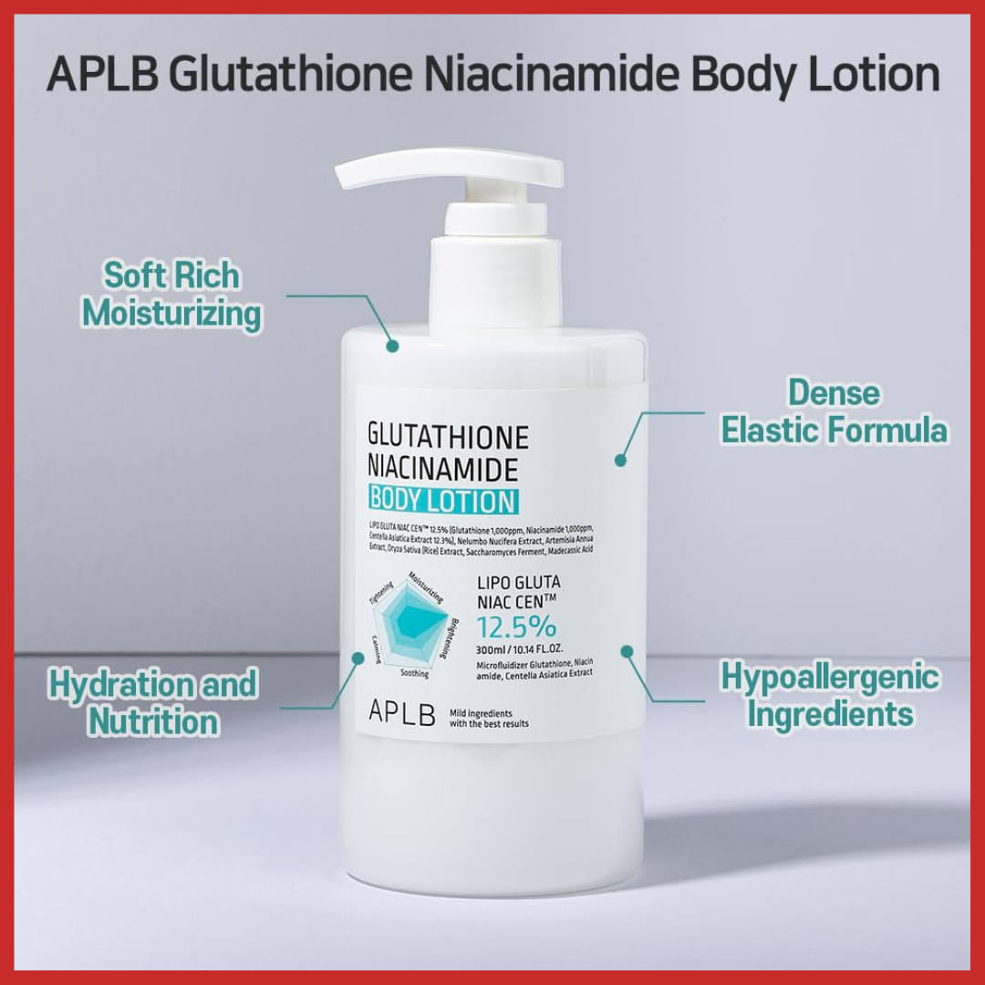 APLB Glutathione Niacinamide Body Lotion 300ml
