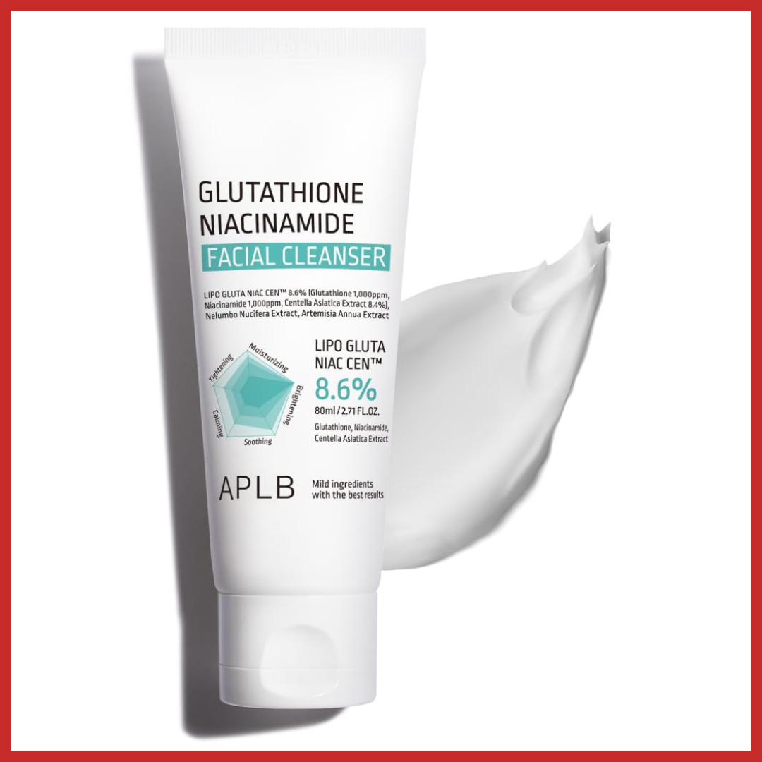APLB Glutathione Niacinamide Facial Cleanser 80ml Luxury Beauty APLB Glutathione Niacinamide Facial Cleanser 80ml Luxury Beauty