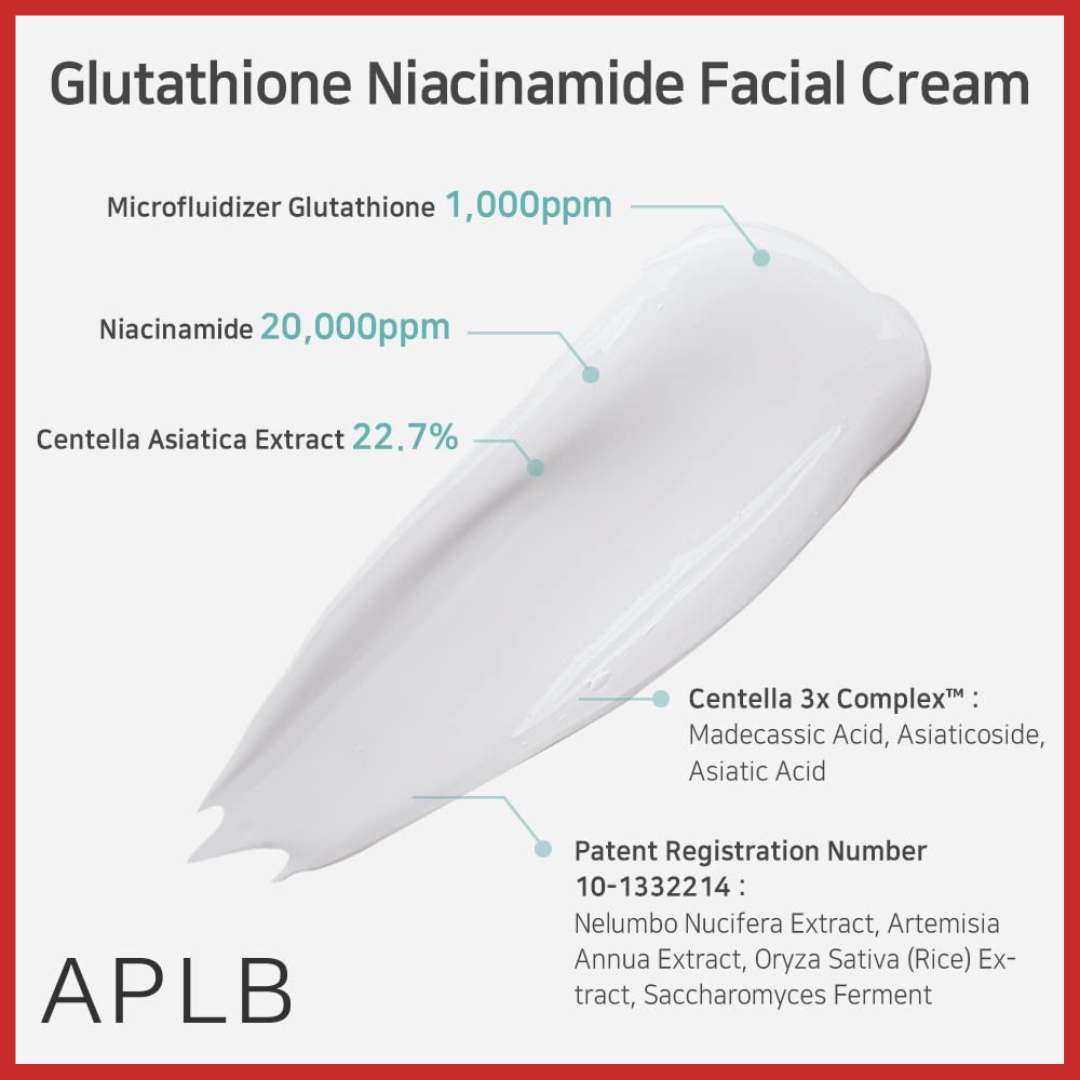 APLB Glutathione Niacinamide Facial Cream 55ml