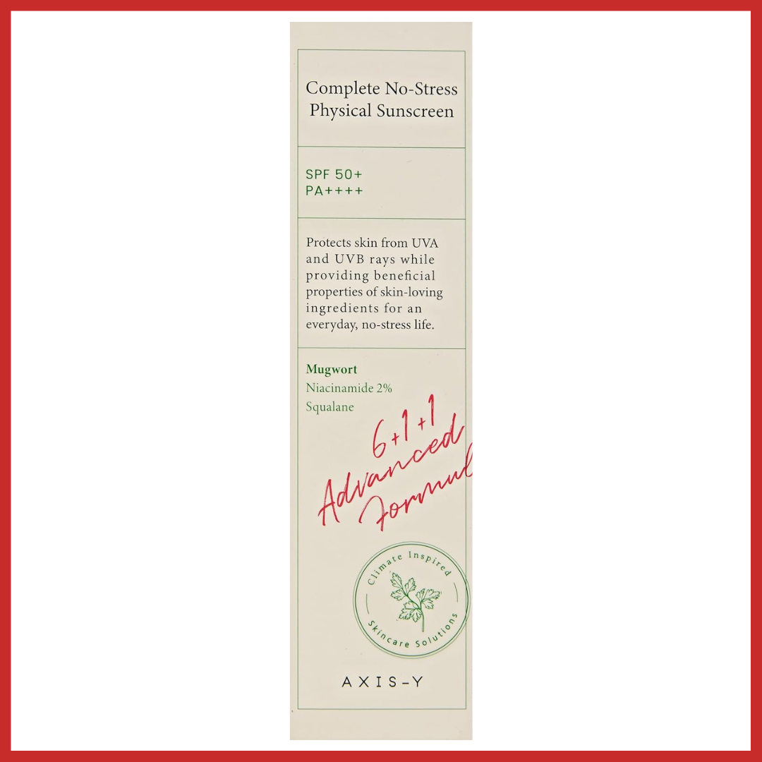 AXIS-Y Complete No-Stress Physical Sunscreen 50ml