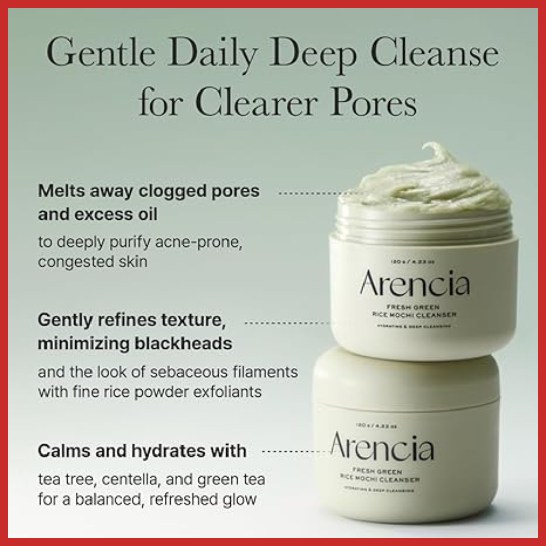 Arencia Fresh Green Rice Mochi Cleanser 120g