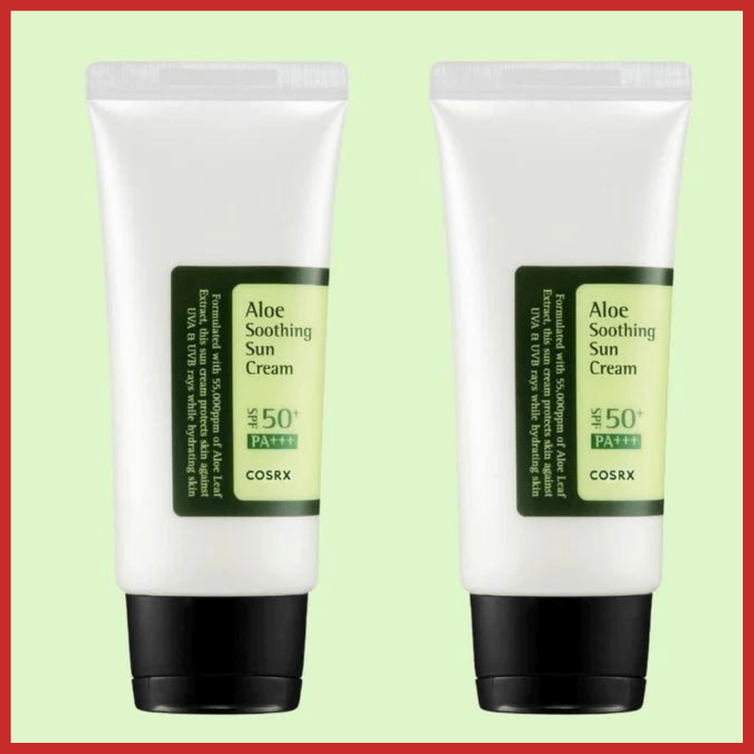 COSRX Aloe Soothing Sun Cream SPF50+ PA+++ 50ml (2X) Duo Pack