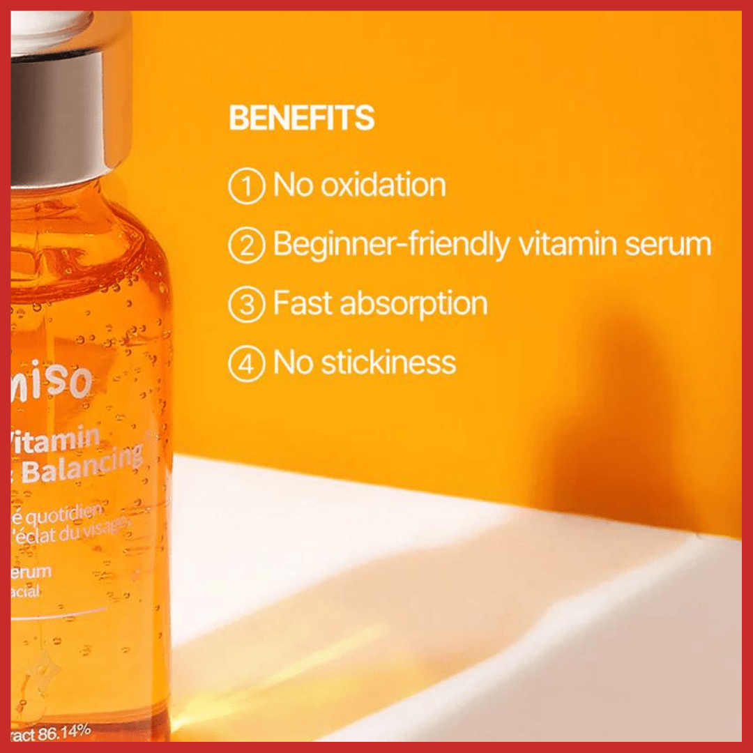 JUMISO All Day Vitamin Brightening & Balancing Facial Serum 30ml