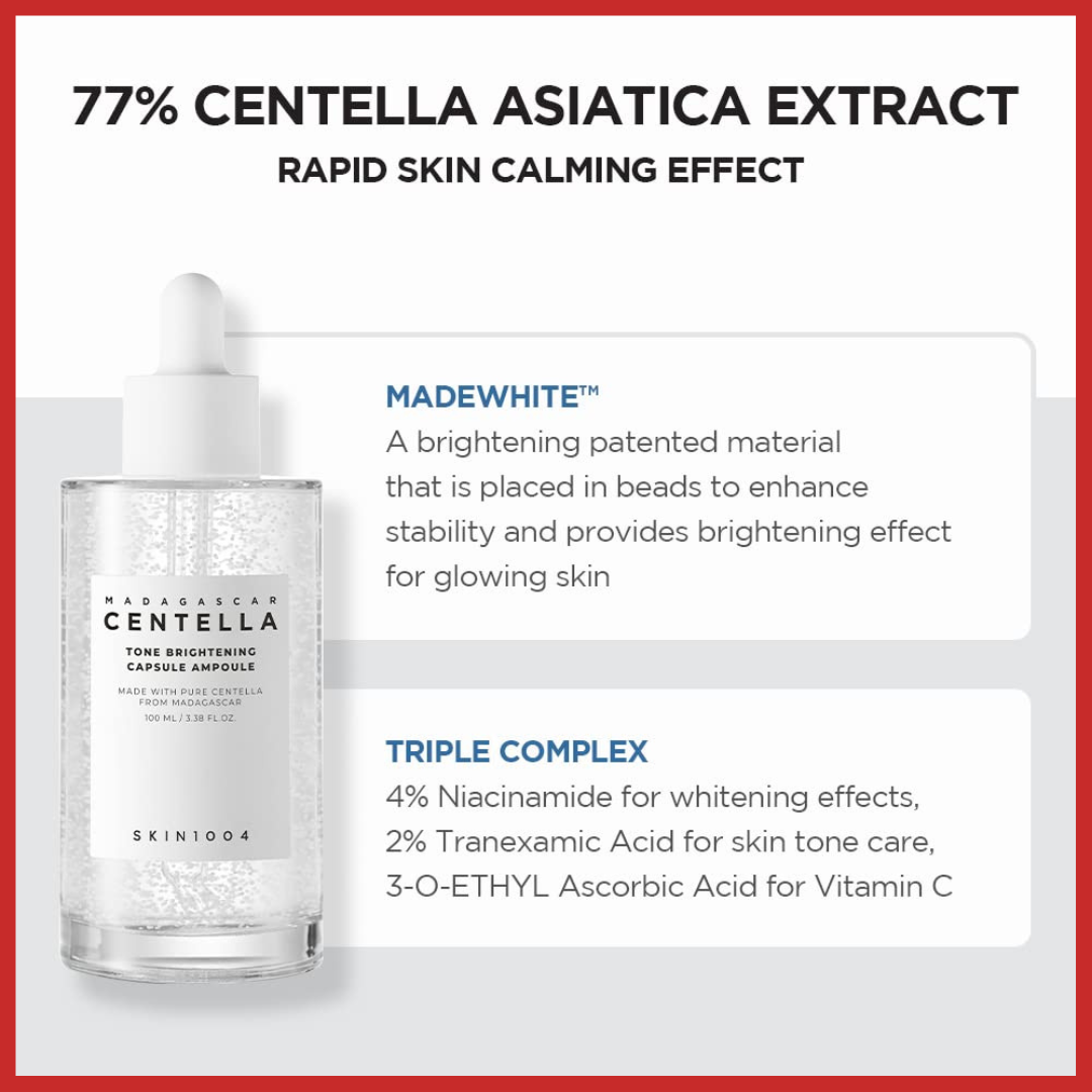 Skin1004 Madagascar Centella Tone Brightening Capsule Ampoule 100ml