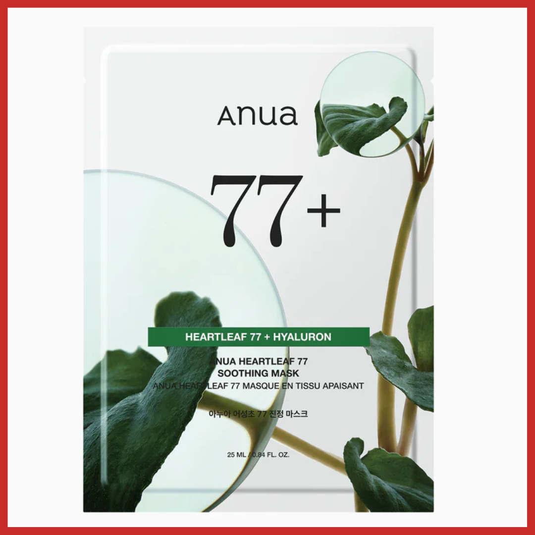 🎁 ANUA Heartleaf 77% Soothing Sheet Mask (100% off)