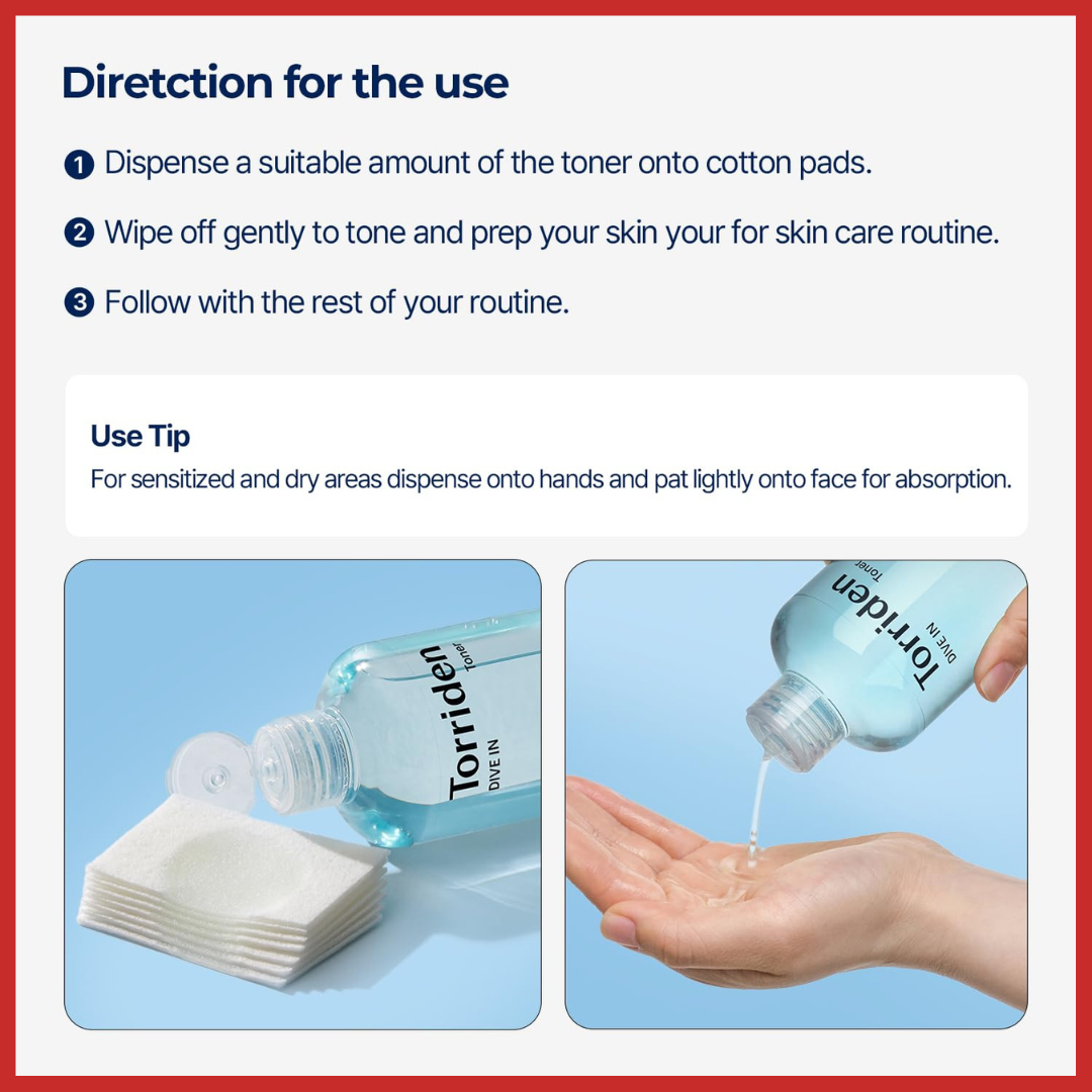Torriden DIVE-IN Low Molecular Hyaluronic Acid Toner 300ml