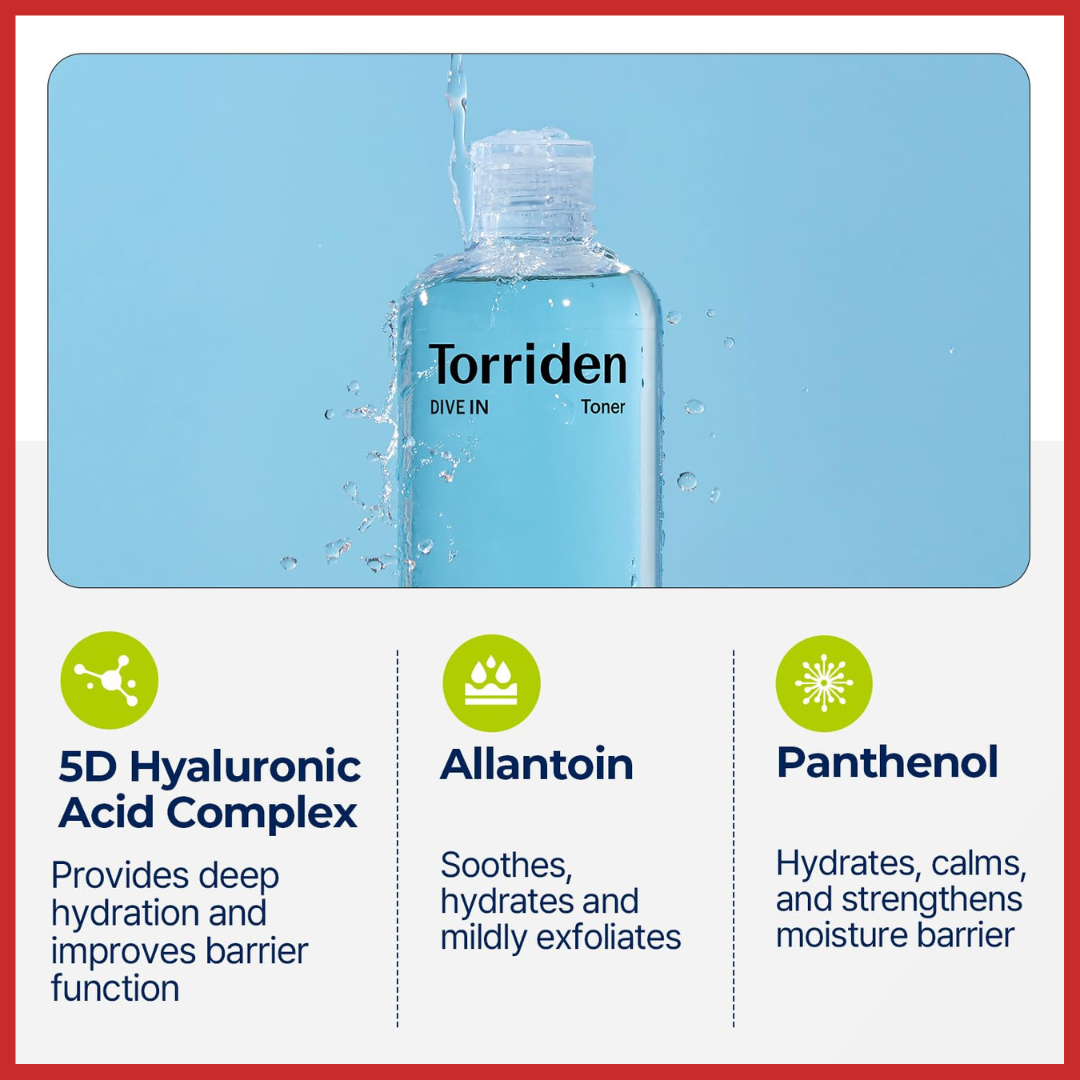 Torriden DIVE-IN Low Molecular Hyaluronic Acid Toner 300ml