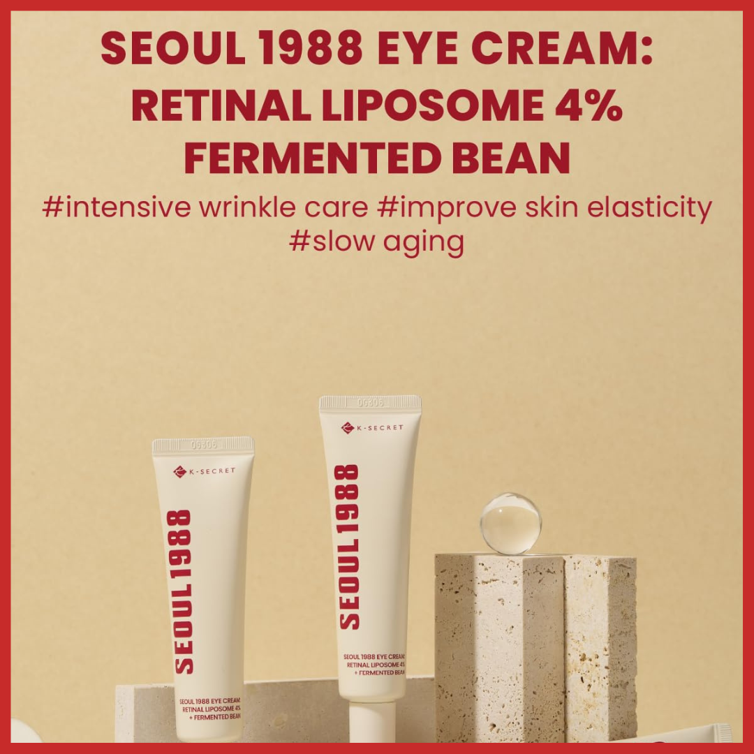 KSECRET SEOUL 1988 Eye Cream : Retinal Liposome 4% + Fermented Bean 30ml