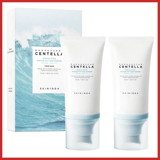Skin1004 TWIN PACK Madagascar Centella Hyalu-Cica Water-Fit Sun Serum 50ml (SPF50+ PA++++) DUO SET