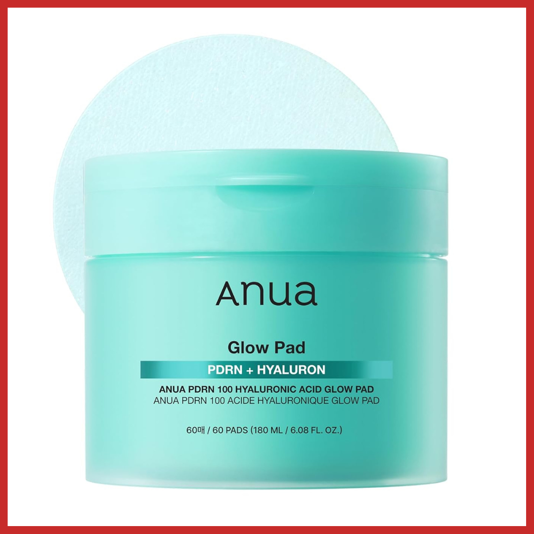 ANUA PDRN 100 Hyaluronic Acid Glow Pad 60 Pads