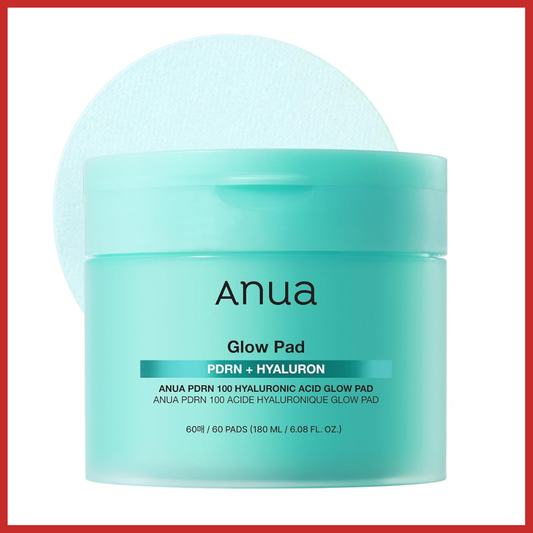 ANUA PDRN 100 Hyaluronic Acid Glow Pad 60 Pads