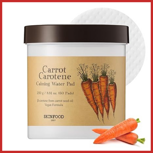 SKINFOOD Carrot Carotene Calming Water Pad 60 pads