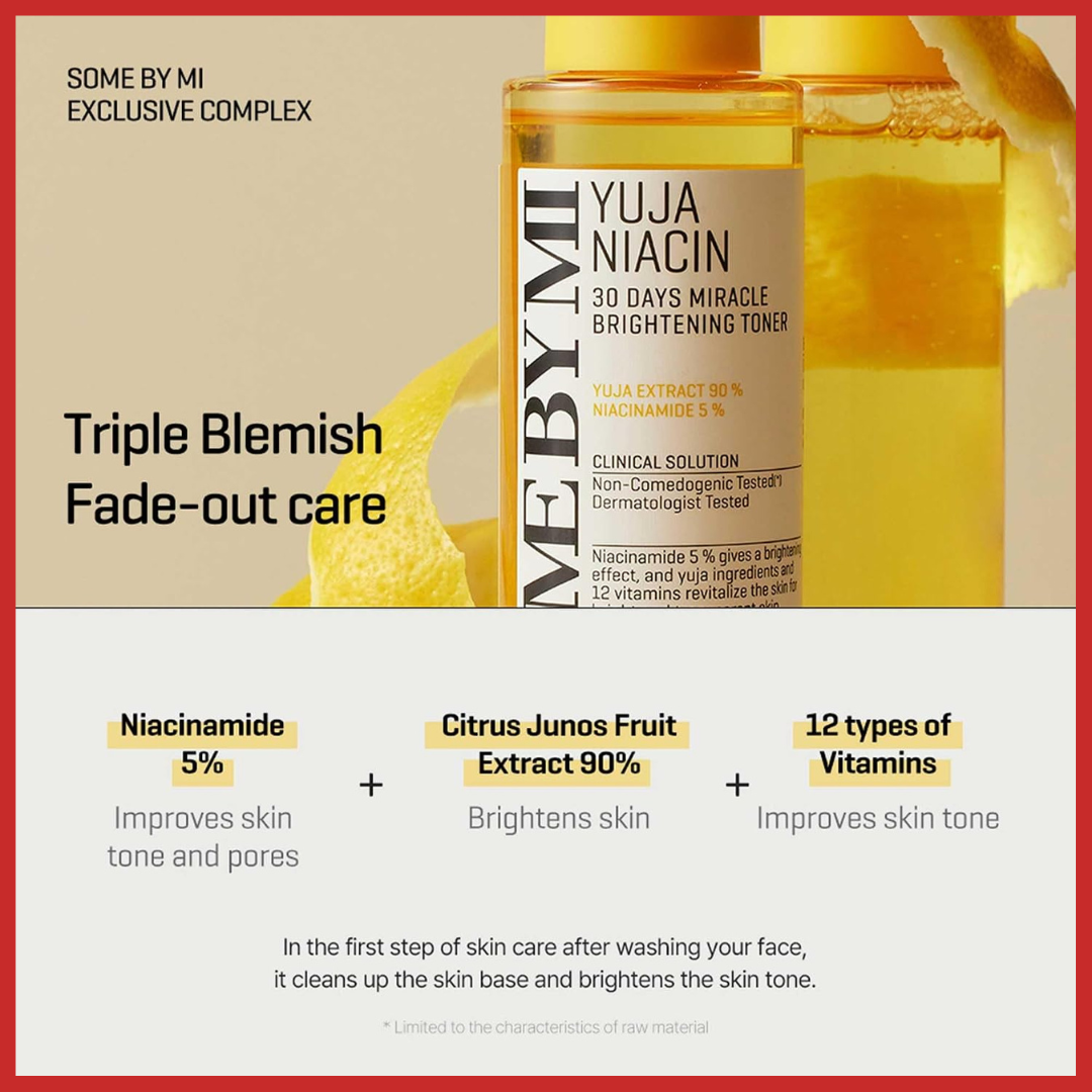 SOME BY MI Yuja Niacin 30 Days Miracle Brightening Toner 150ml