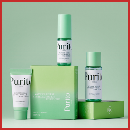 PURITO SEOUL Wonder Releaf Centella Unscented Mini Kit