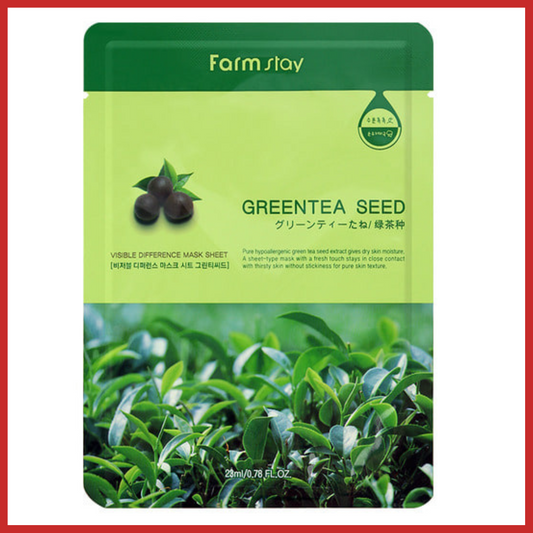 Farmstay Visible Difference Green Tea Sheet Mask