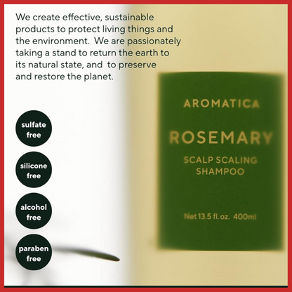 AROMATICA Rosemary Scalp Scaling Shampoo 180ml