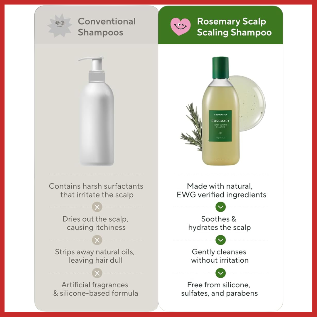 AROMATICA Rosemary Scalp Scaling Shampoo 180ml