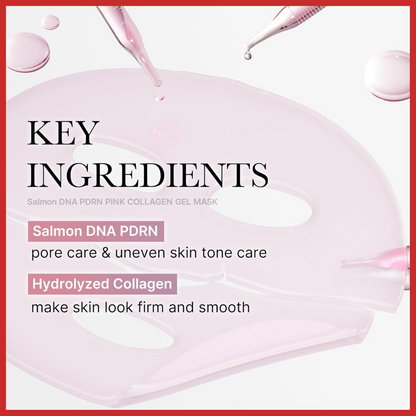 medicube PDRN Pink Collagen Gel Mask 28g 1 Sheet