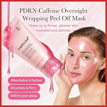 medicube PDRN Caffeine Overnight Wrapping Peel Off Facial Mask 75ml