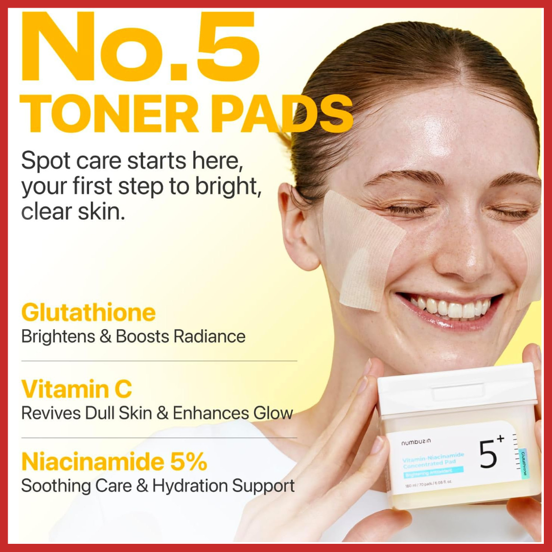 numbuzin No.5 Vitamin-Niacinamide Concentrated Pad 180ml (70Pads)