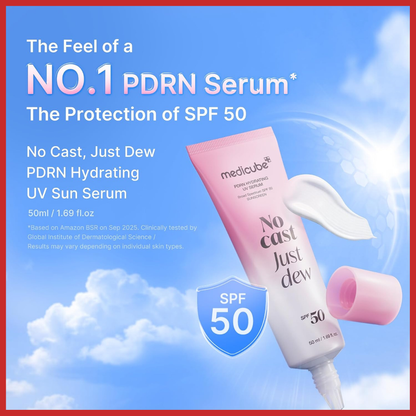 medicube PDRN Hydrating UV Sun Serum 50ml