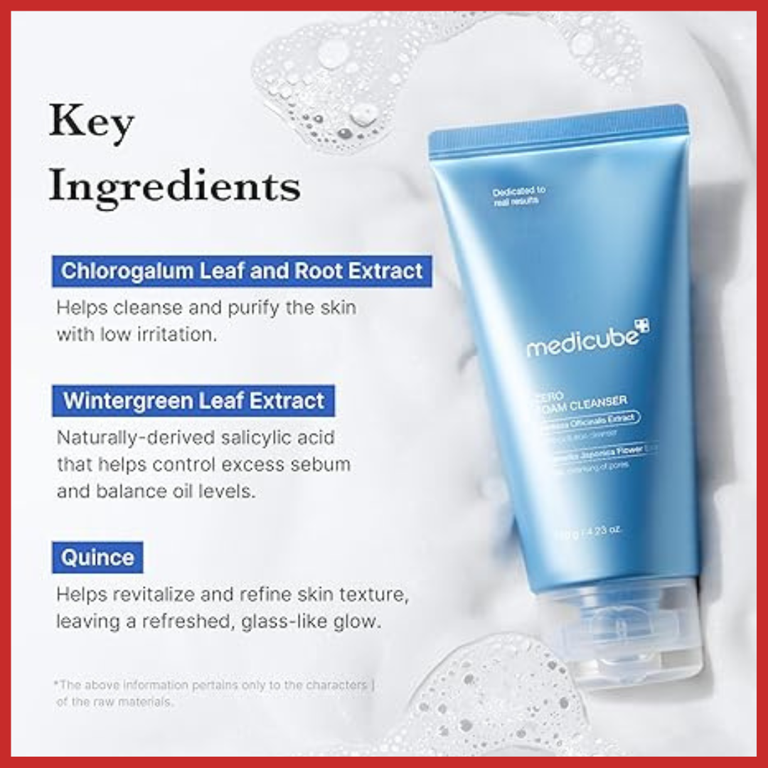 medicube Zero Foam Cleanser 120g