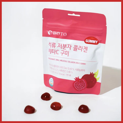 BOTO  Pomegranate Collagen Vita C Gummy
