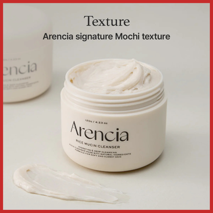 Arencia Rice Mucin Face Cleanser 120g
