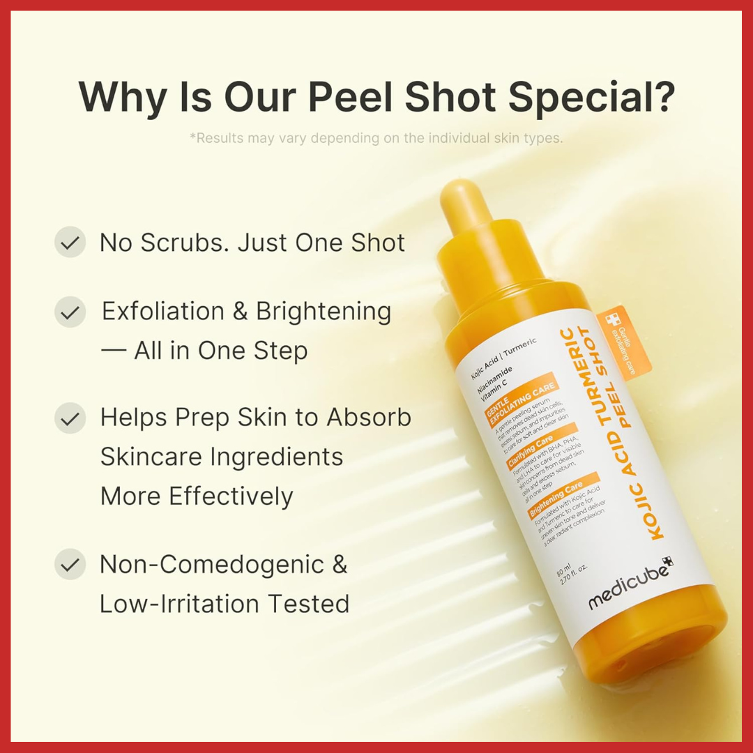 medicube Kojic Acid Turmeric Face Peel Shot 80ml
