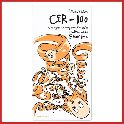 Elizavecca CER-100 Collagen Coating Hair A+ Muscle Helltornado Shampoo 500ml