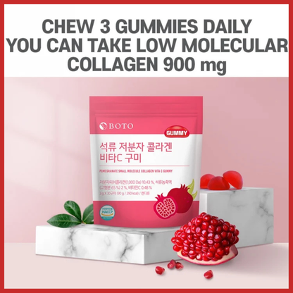 BOTO  Pomegranate Collagen Vita C Gummy