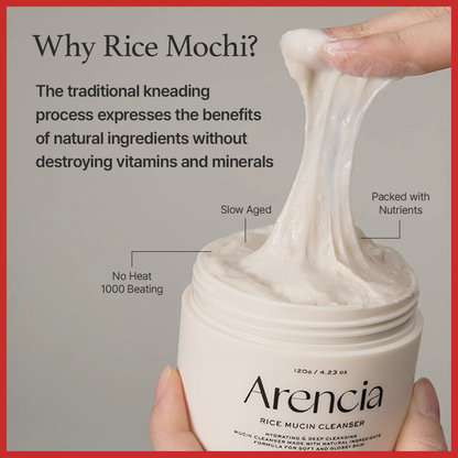 Arencia Rice Mucin Face Cleanser 120g