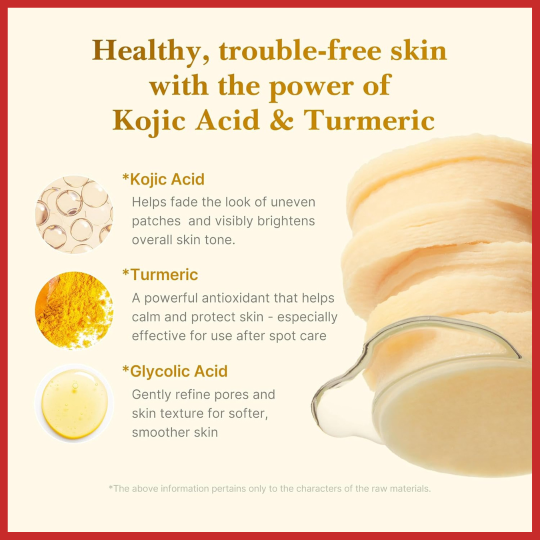 medicube Kojic Acid Turmeric Pad 70pcs