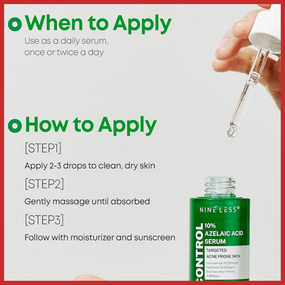NINELESS A-Control 10% Azelaic Acid Serum 30ml