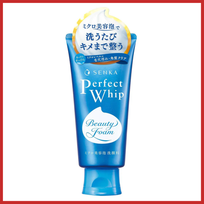 Senka Perfect Whip Cleansing Foam Gentle Daily Face Wash 120g