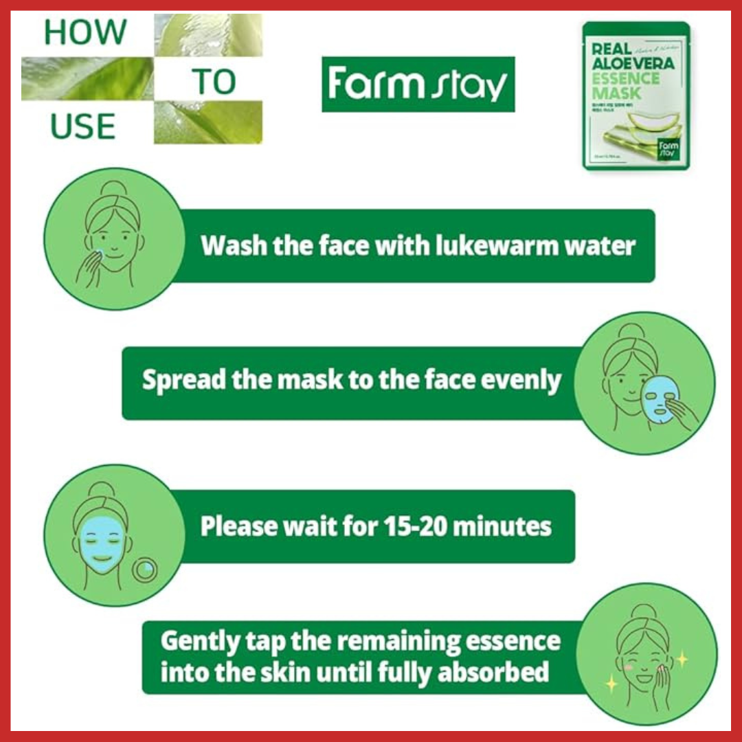 Farmstay Real Aloe Essence Mask