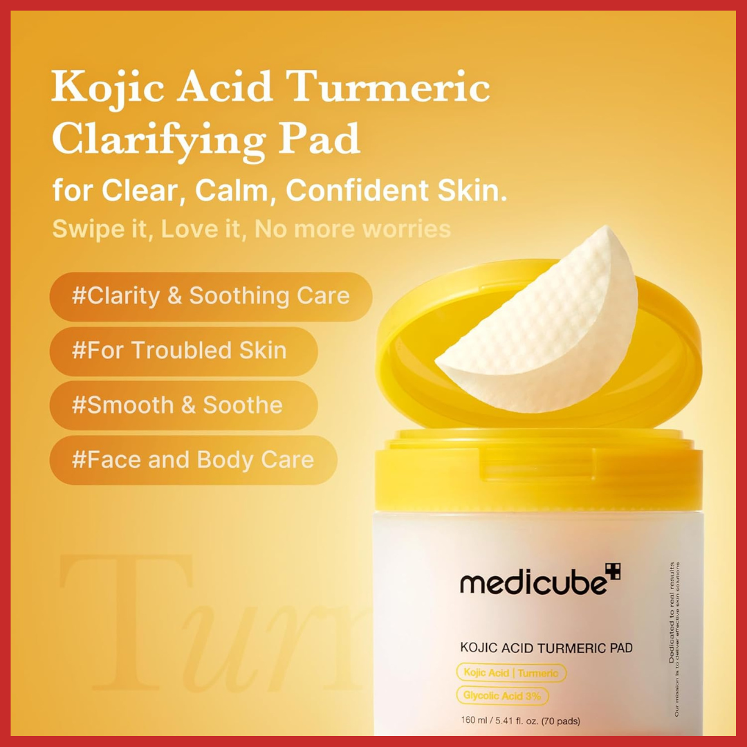 medicube Kojic Acid Turmeric Pad 70pcs