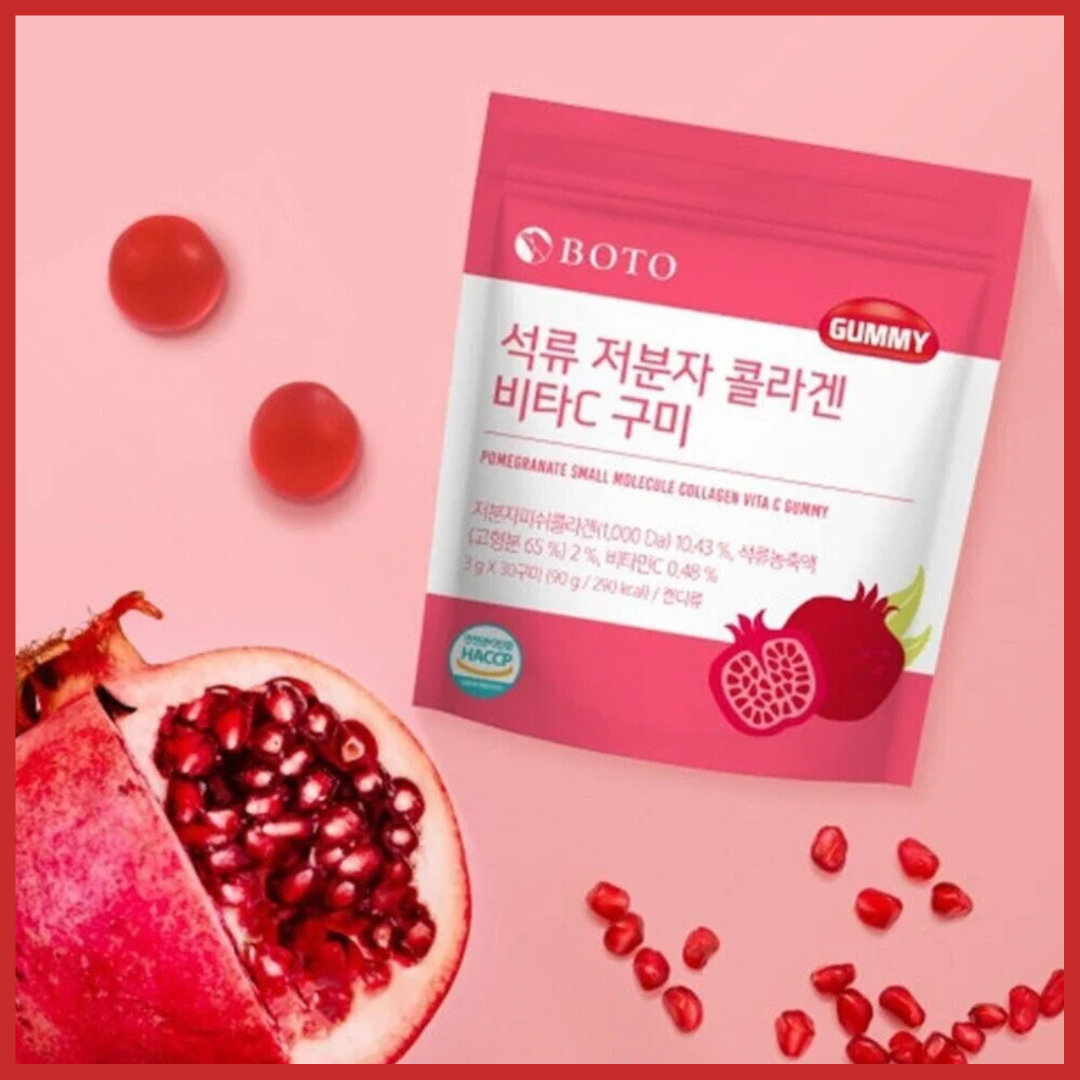 BOTO  Pomegranate Collagen Vita C Gummy