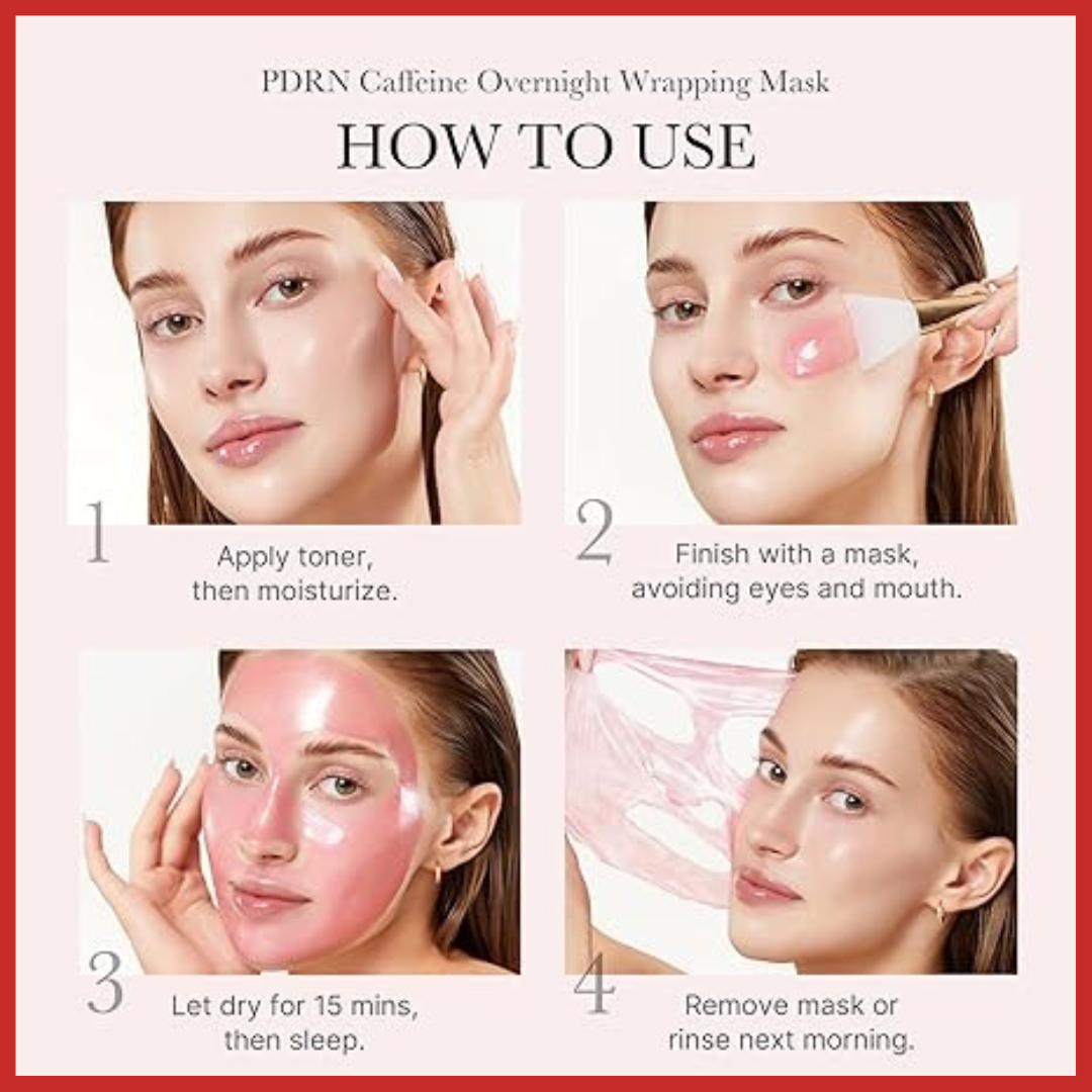medicube PDRN Caffeine Overnight Wrapping Peel Off Facial Mask 75ml