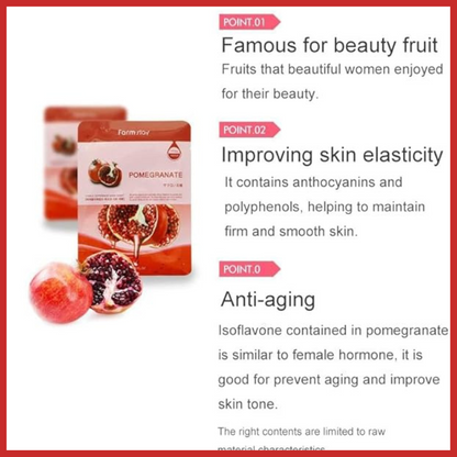 Farmstay Visible Difference Pomegranate Sheet Mask